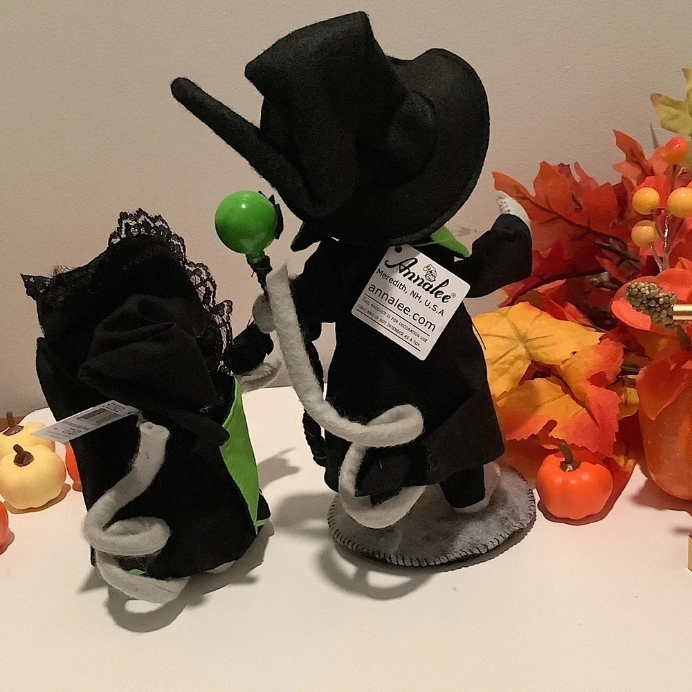 Annalee Halloween Witch And Warlock Mice New